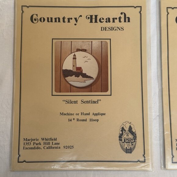 Country Hearth Winter Retreat & Silent Sentinel Machine Hand Applique Patterns - Picture 2 of 6